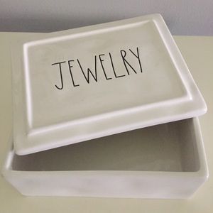 Rae Dunn jewelry box, new